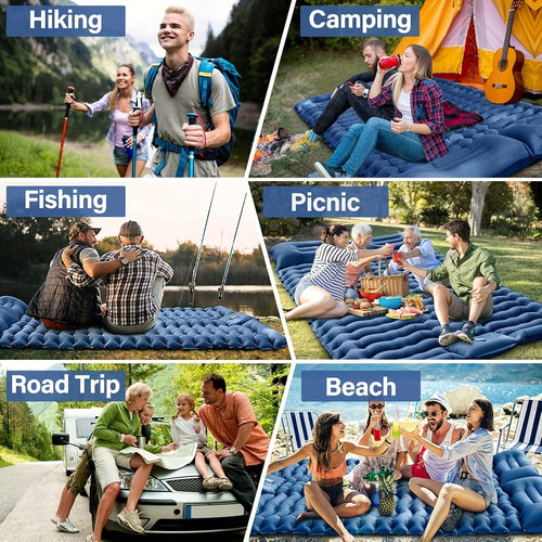Summit Gear 2 Person Self-Inflating Sleeping Mat & Pillow