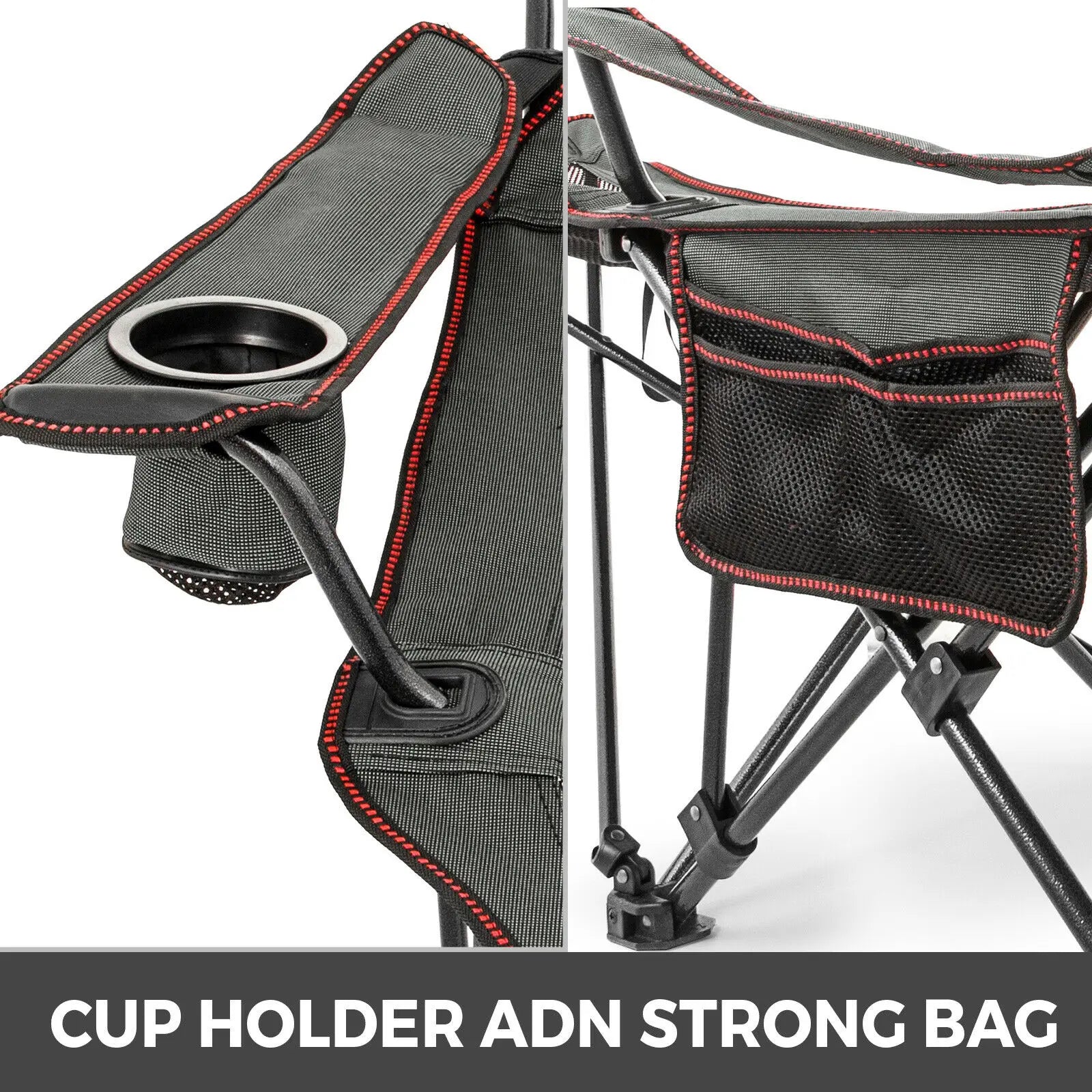 Summit Gear Reclining Camping Chair with Footrest
