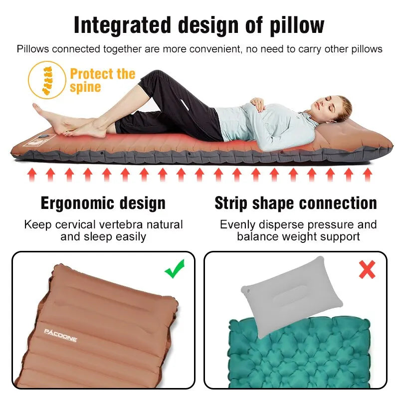 Summit Gear 10cm Self-Inflating Sleeping Mat