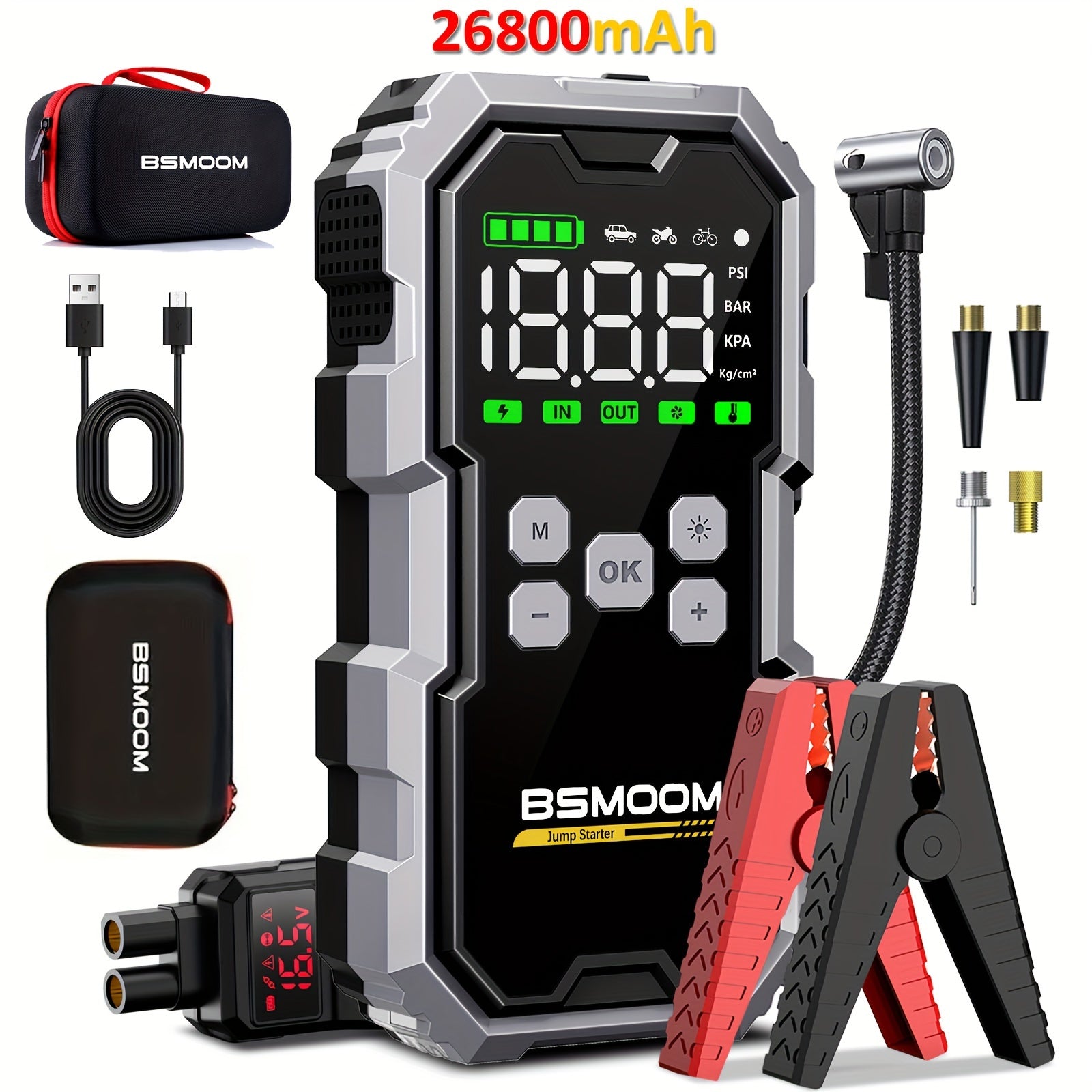 Summit Gear 7000A Jump Starter & Air Compressor