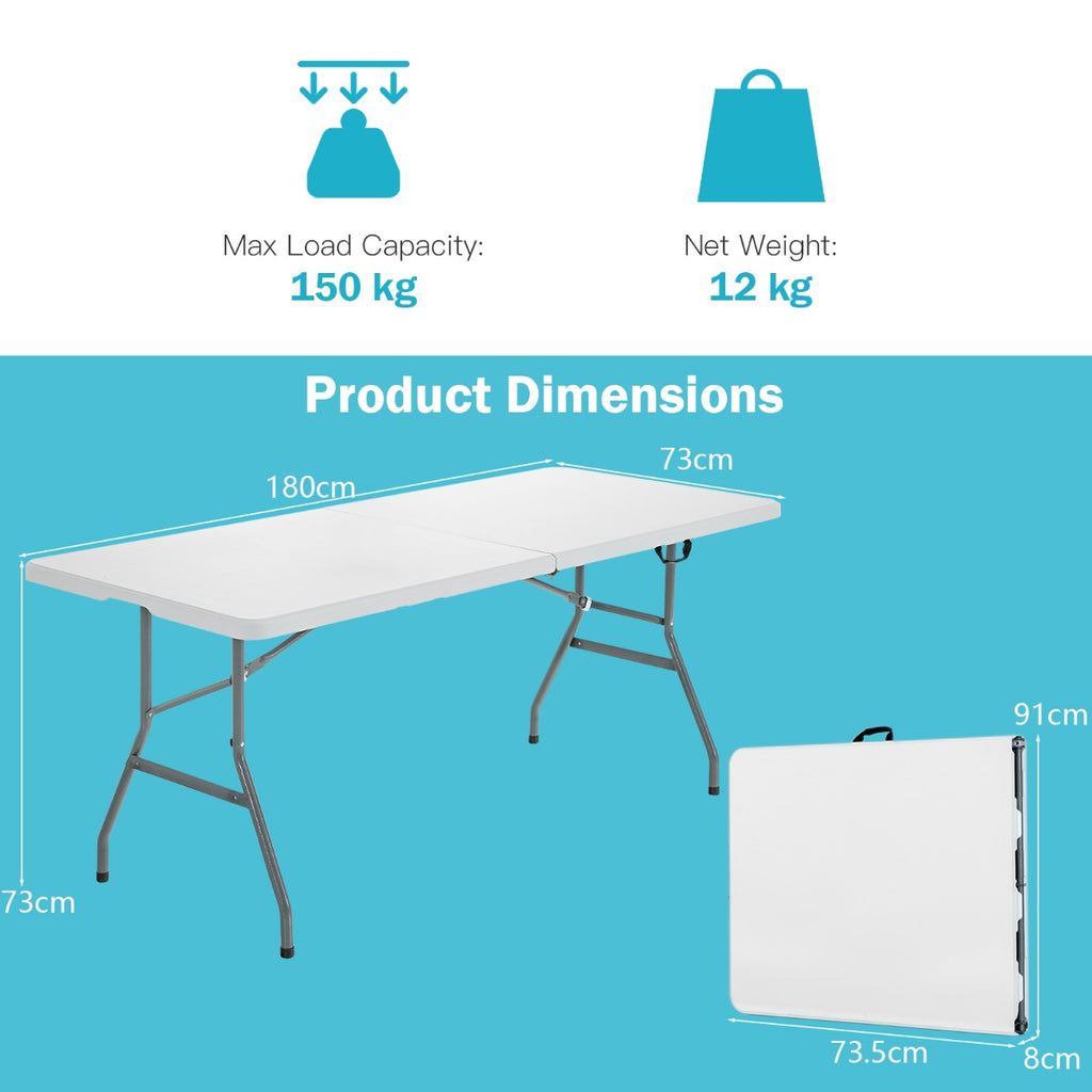Summit Gear 180cm Portable Folding Camping Table